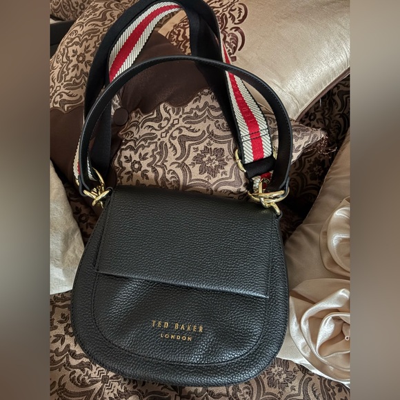 BRAND NEW Ted Baker Women's Amali Branded Webbing Strap Cross Body Bag - Black - Picture 15 of 15